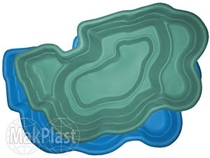 Декоративный садовый пруд